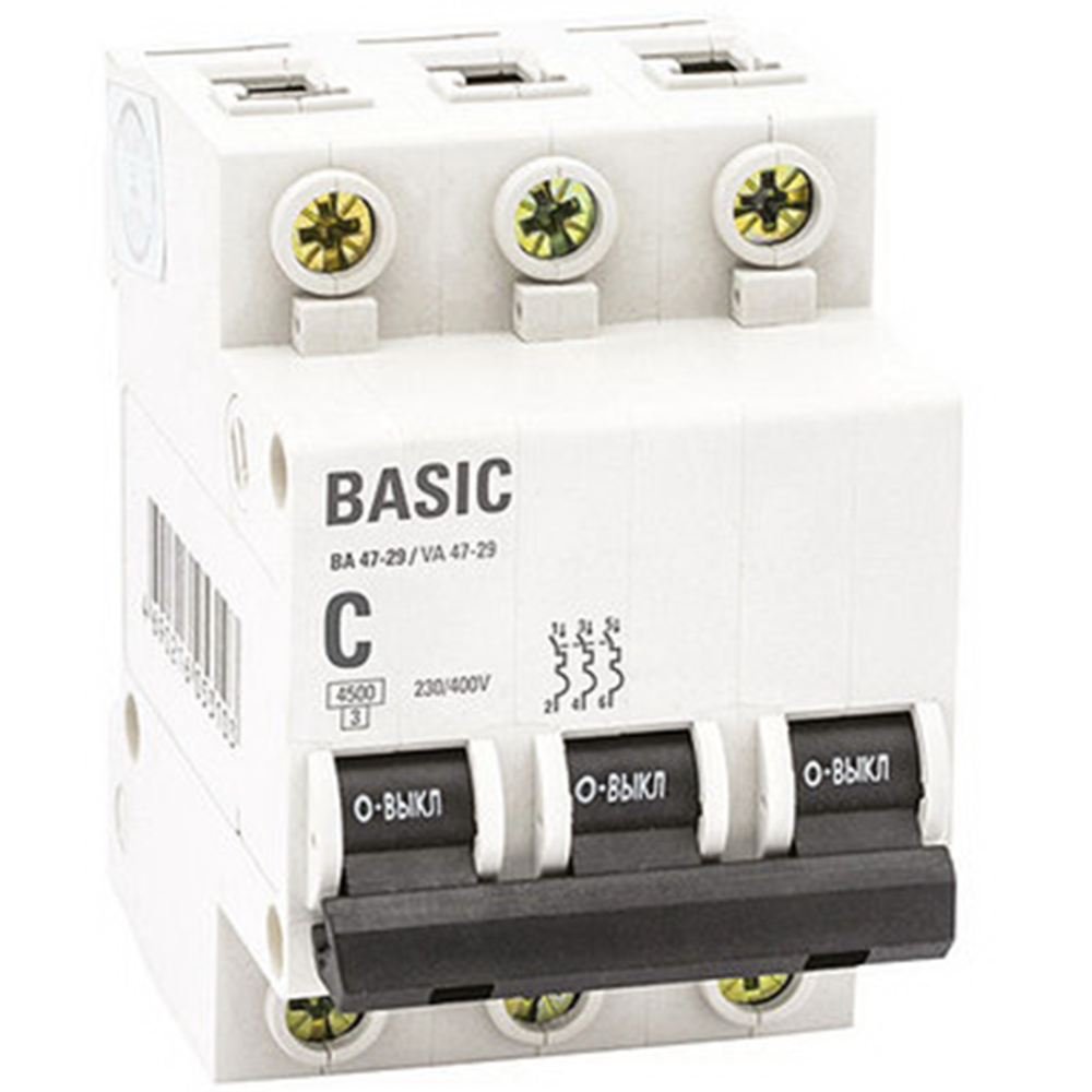 Автоматический выключатель «EKF» Basic, MCB4729-3-10C