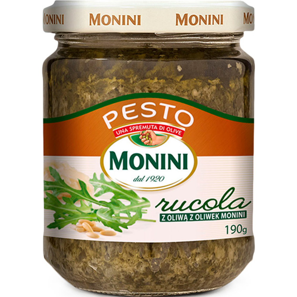 Соус песто «Monini» Pesto Rucola, из руколы, 190 г купить в Минске:  недорого в интернет-магазине Едоставка