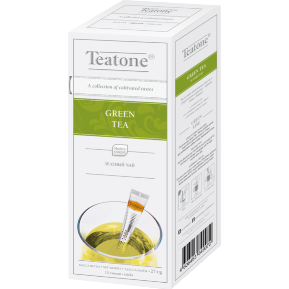 Чай зеленый «Teatone» 15х1.8 г