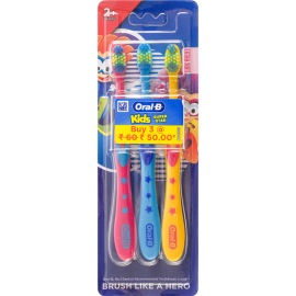 Щетка зубная детская «Oral-B» Кids, 2+, 3 шт