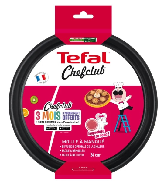 Форма для круглого пирога TEFAL 24 см J5679602