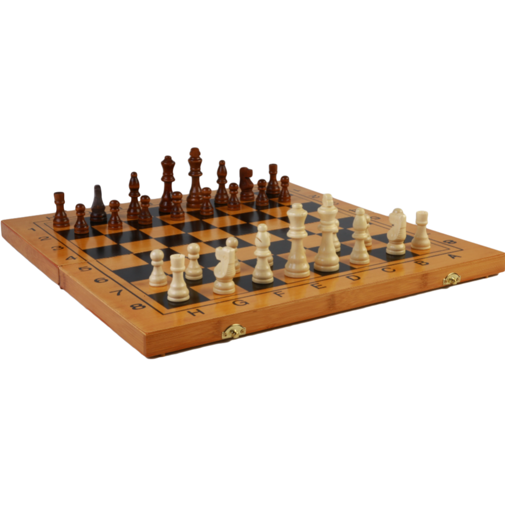 Шахматы бамбуковые «Zez» B50/50