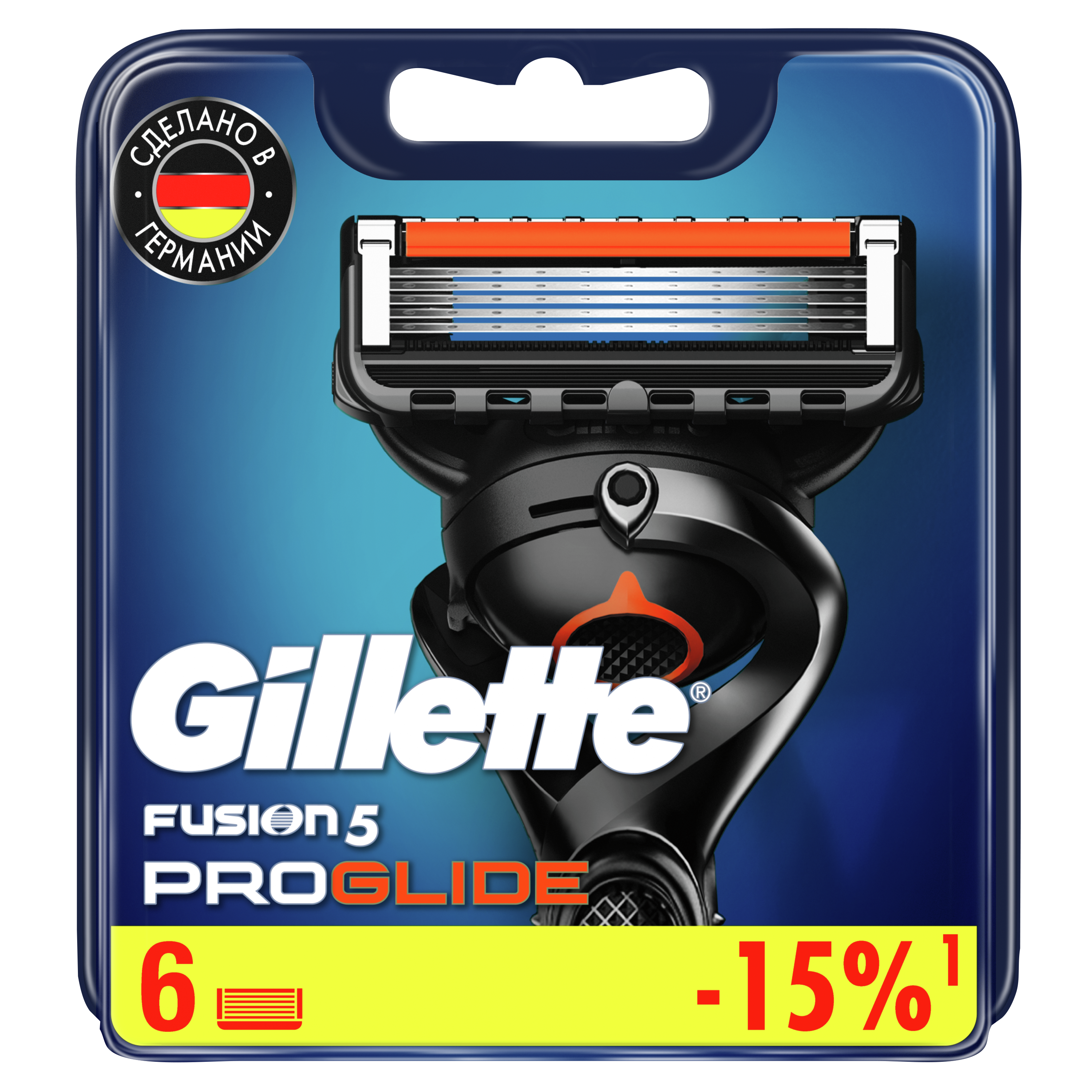 Смен­ные кас­се­ты / лезвия для бритья муж­ские Gillette Fusion 5 Proglide 6 шт.