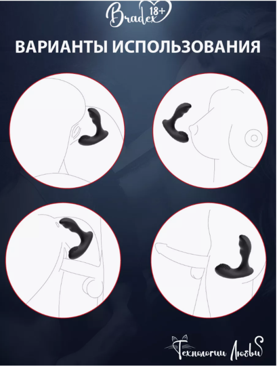 Массажер простаты Health's Men Time BRADEX, арт. SX 0010