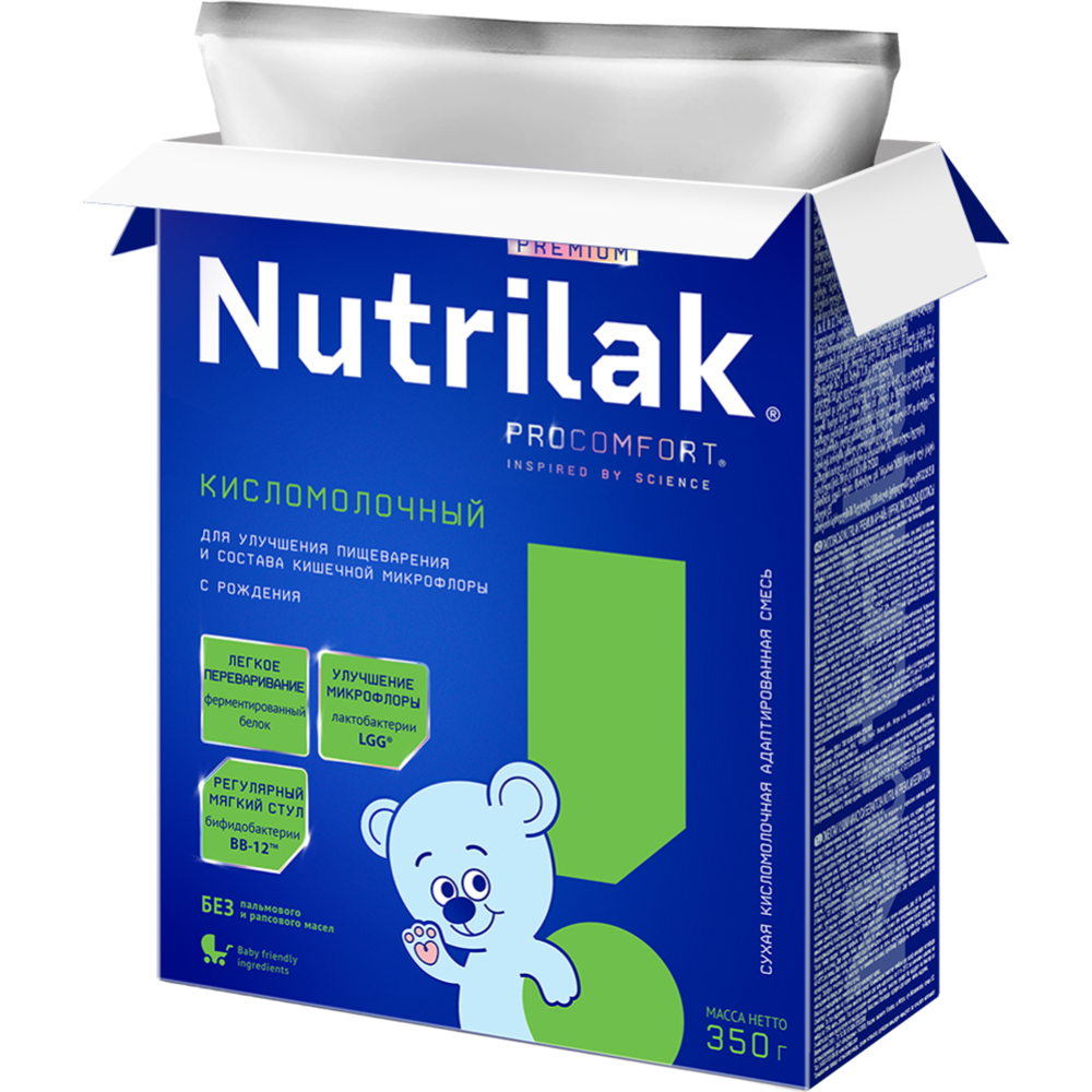Смесь кисломолочная сухая «Nutrilak» 350 г #1