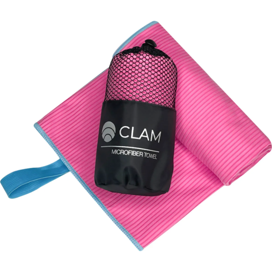 Полотенце «Clam» микрофибра, SR006, розовый, 50х100 см