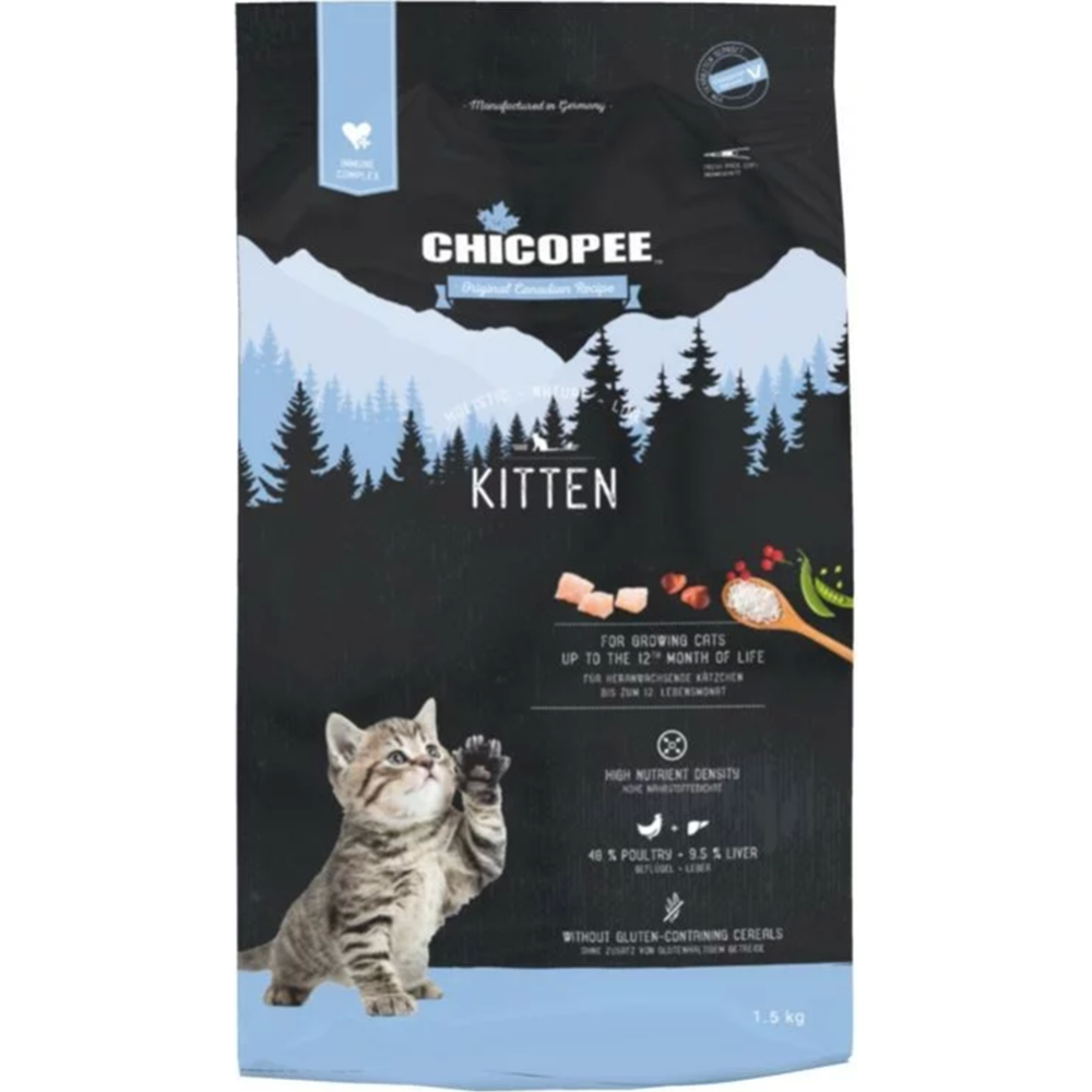 Картинка товара Корм для котят «Chicopee» HNL Kitten, 1.5 кг