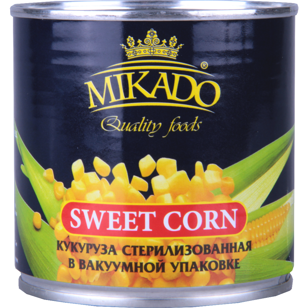 Кукуруза «Mikado» консервированная сладкая, 425 мл #0