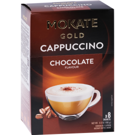 Уп. Кофейный напиток растворимый «Mokate Gold» Cappuccino Chocolate, 8 х 12.5 г