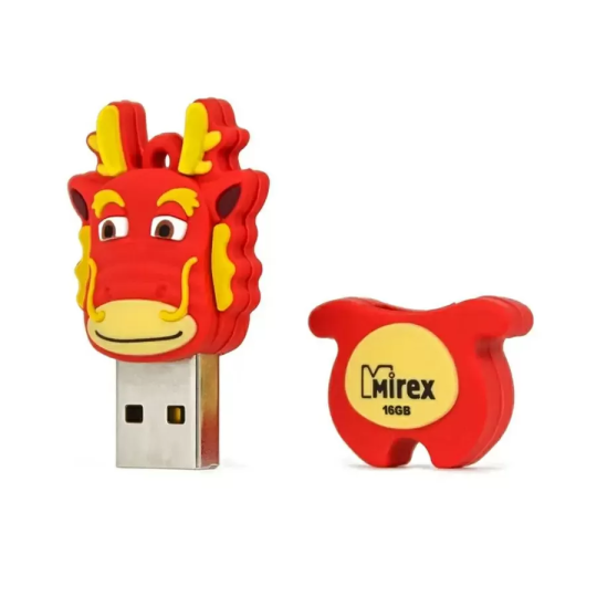 Флешка USB 2.0 Flash Mirex 16gb 13600-KIDDAR16 фигурка дракон