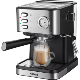 Рожковая кофеварка «Kitfort» КТ-7293