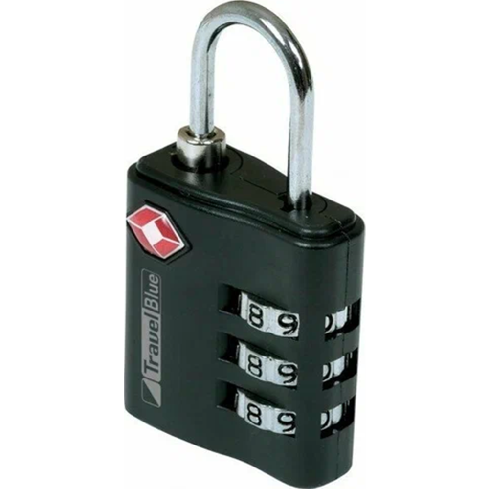 Навесной замок «Travel Blue» TSA Combination Lock, 036_BLK, черный