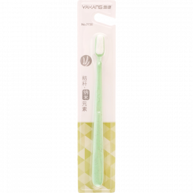 Зубная щетка с си­ли­ко­но­вой ще­ти­ной, 7720, зе­ле­ный