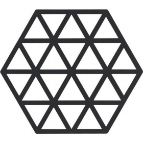 Под­став­ка под го­ря­чее «Zone» Trivet, Triangles, 330225, Black