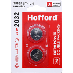 Ба­та­рей­ки «Hofford» CR2032, 2 шт