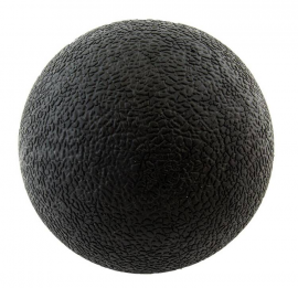 Мяч массажный для восстановления мышц 6 см черный SIPL