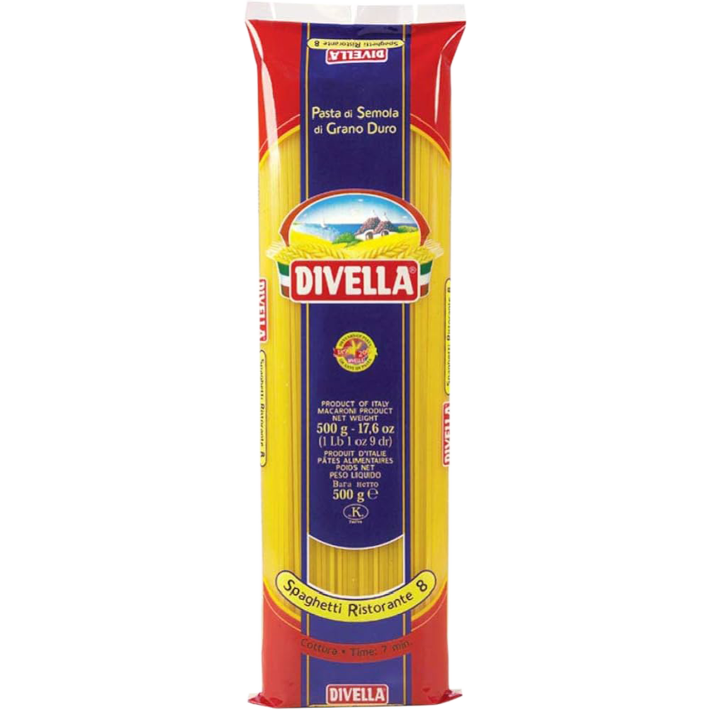 Макаронные изделия «Divella» №8 спагетти, 500 г