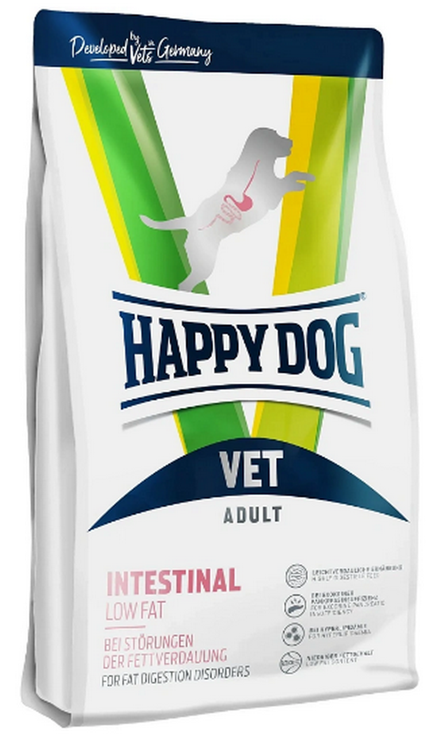 Ветеринарный сухой корм для собак Happy Dog VET Diet  Intestinal Low Fat, 4 кг