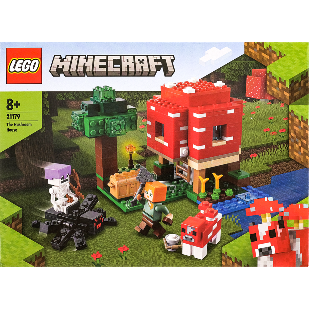 Конструктор «LEGO» Minecraft, грибной дом, арт. 21179 купить в Минске:  недорого, в рассрочку в интернет-магазине Емолл бай