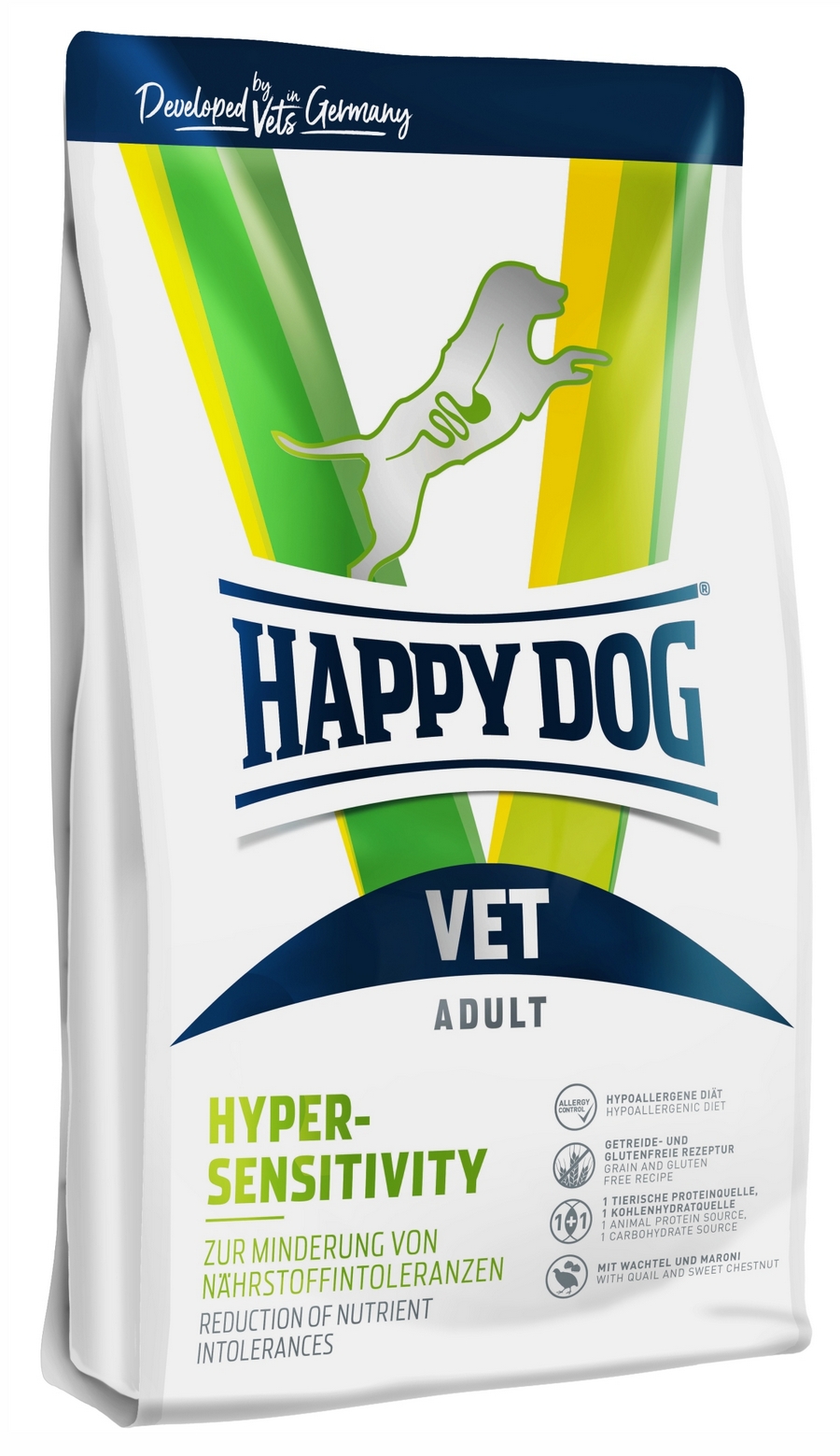 Ветеринарный сухой корм для собак Happy Dog VET Diet Hypersensitivity, 1 кг