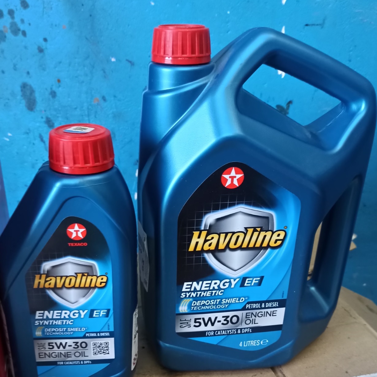 Моторное масло TEXACO Havoline Energy EF 5W-30 5л (комплект 4л+1л)