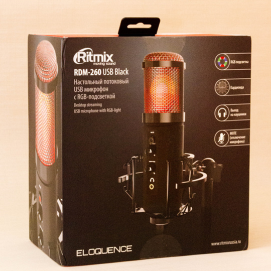 Микрофон «Ritmix» RDM-260-USB-BLACK