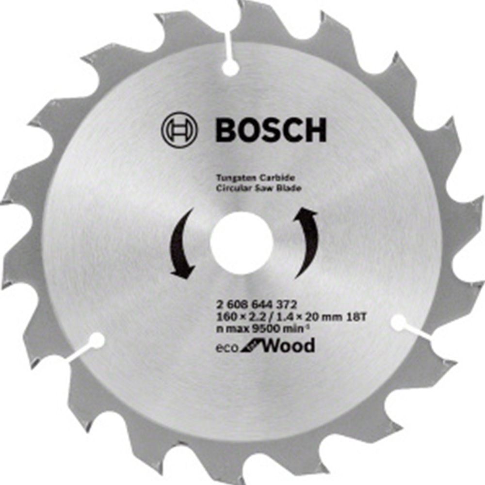 Диск пильный «Bosch» Eco Wood, 2608644372, 160х20 мм