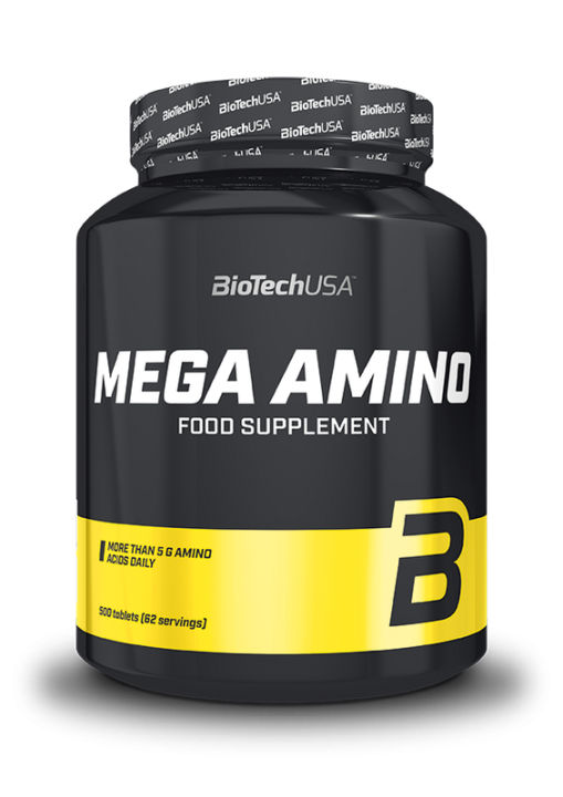 Аминокислоты Mega Amino BiotechUSA, 500 таб.