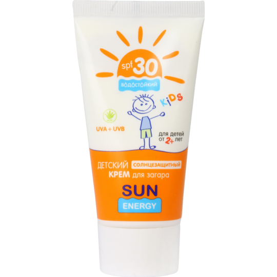 Крем детский «Sun Energy» солнцезащитный SPF30, 50 мл