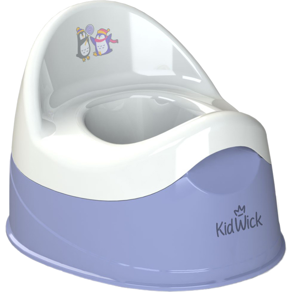 Горшок детский «Kidwick» Дуэт, KW100504, фиолетовый/белый