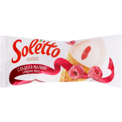 Мо­ро­же­ное «Soletto» слад­кая малина, 75 г