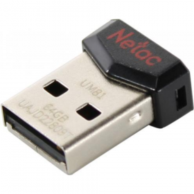 USB-на­ко­пи­тель «Netac» UM81 Ultra compact, NT03UM81N-064G-20BK, 64 Gb