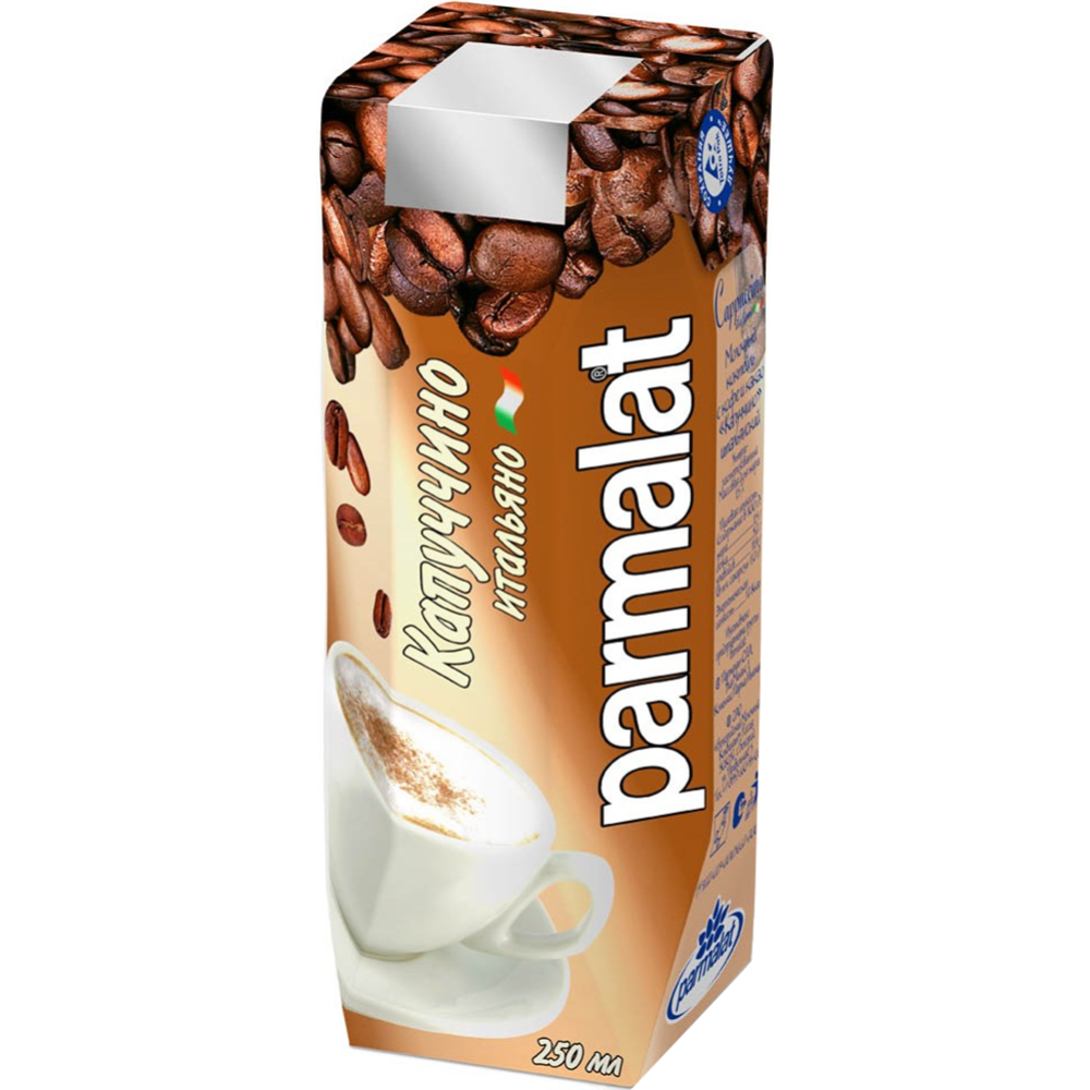 Молочный коктель «Parmalat» с кофе и какао, капучино, 1.5%, 250 мл #0