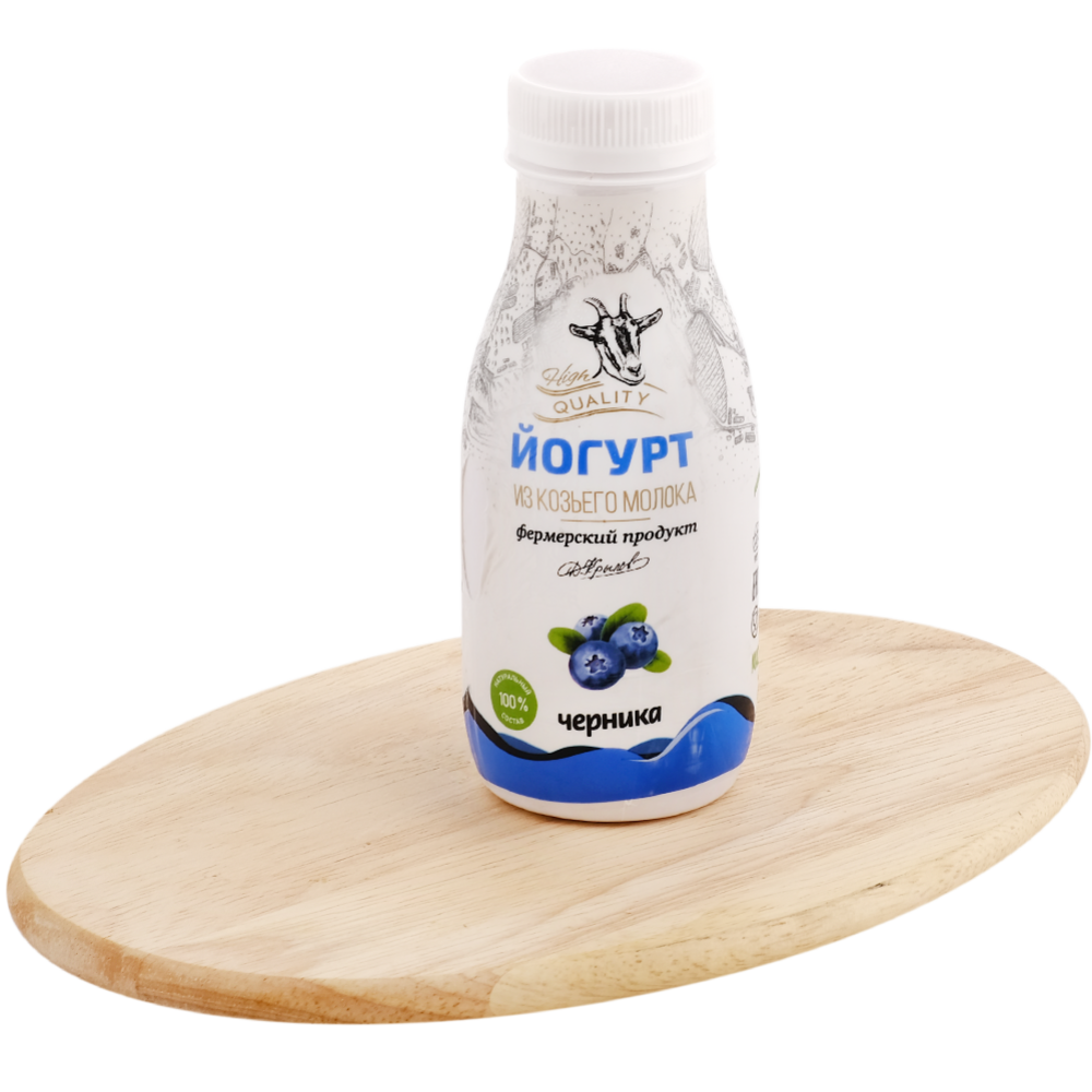 Йогурт из козьего молока «Крестьянское фермерское хозяйство Дак» с черникой 3.0 - 4.5%, 250 г #2