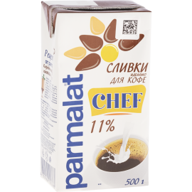 Сливки «Parmalat» ультрапастеризованные, 11%, 500 г