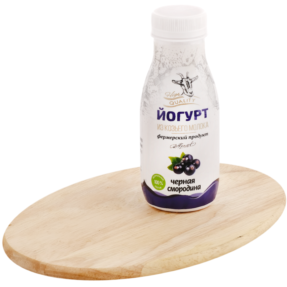 Йогурт из козьего молока «Крестьянское фермерское хозяйство Дак» с черной смородиной 3.0 -4.5%, 250 г #2