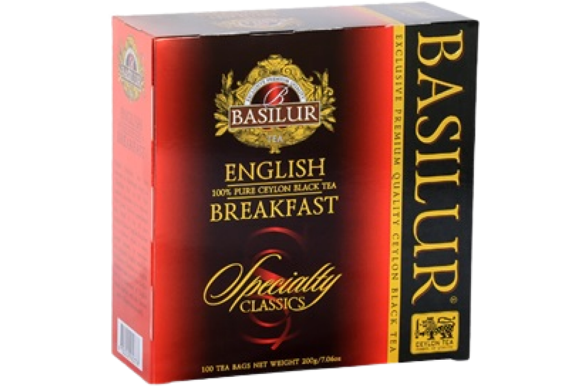 Чай BASILUR 100пак по 2 г Английский завтрак(Speciality Classics English Breakfast) , Шри-Ланка