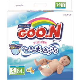 Подгузники детские «Goo.N» размер S, 4-8 кг, 84 шт
