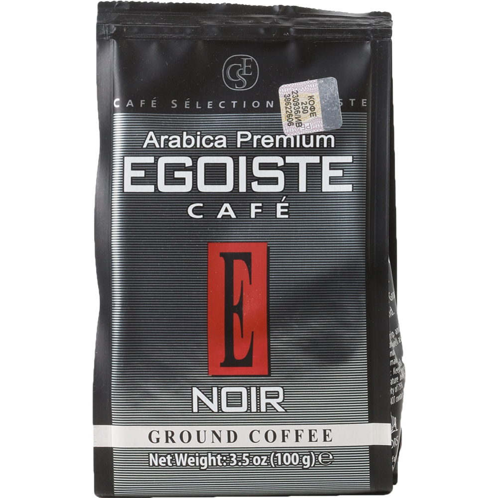 Кофе молотый «Egoiste» Noir, натуральный, 100 г