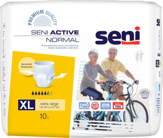 Впитывающие трусики для взрослых Seni Active Normal Extra Large 10 шт. Х 8 упак