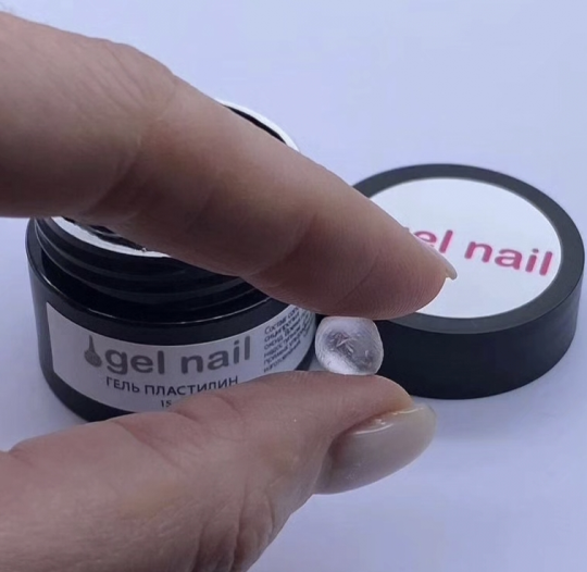 Гель-пластелин прозрачный GelNail 15 грамм