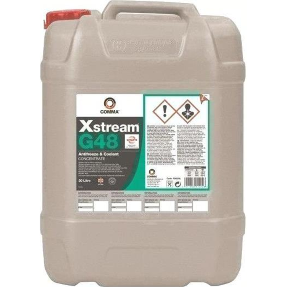 Антифриз «Comma» Xstream G48 AF CONC, G11, концентрат, XSG20L, VW TL774-C, BMW N 600 69.0, MB 325.0, зеленый, 20 л