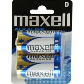 Батарейки «Maxell» Alkaline, D/LR20, 2 шт