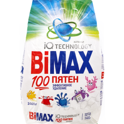 Сти­раль­ный по­ро­шок «BiMax» 100 пятен, Automat, 2400 г