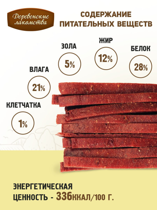 Лакомство Мясная нарезка с олениной, 1 уп