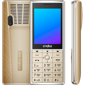 Мо­биль­ный те­ле­фон «Strike» M30, зо­ло­той, уце­нен­ный