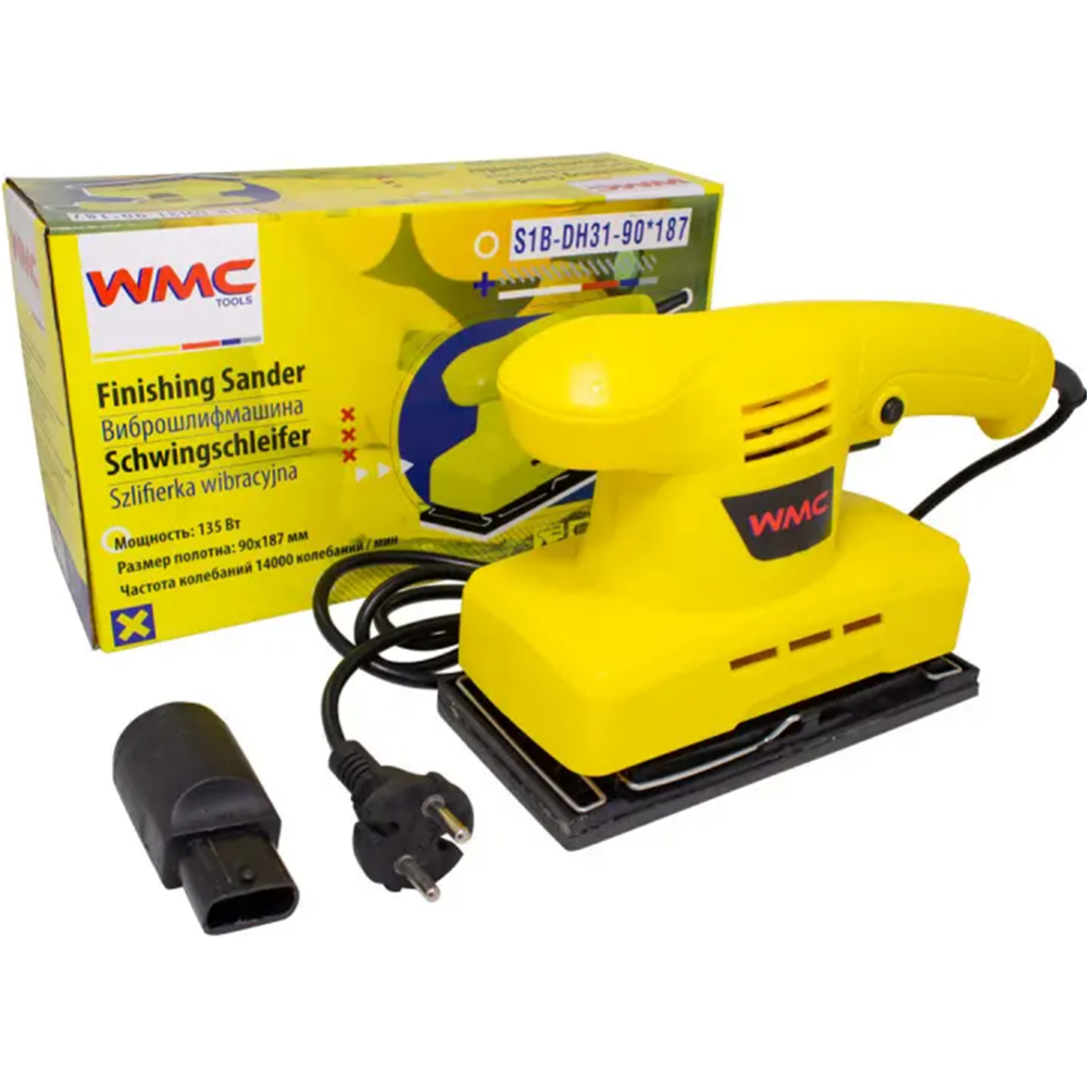 Виброшлифмашина «WMC Tools» WMC-S1B-DH31-90х187