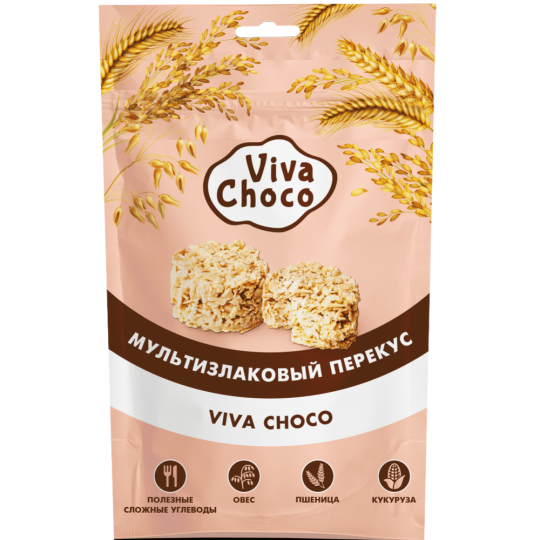 Конфеты «Vivachoco» Multisnack, мультизлаковые, 80 г  