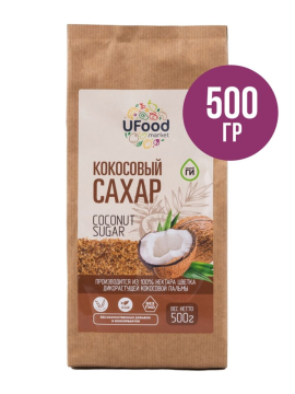 Кокосовый сахар Ufood, 500гр