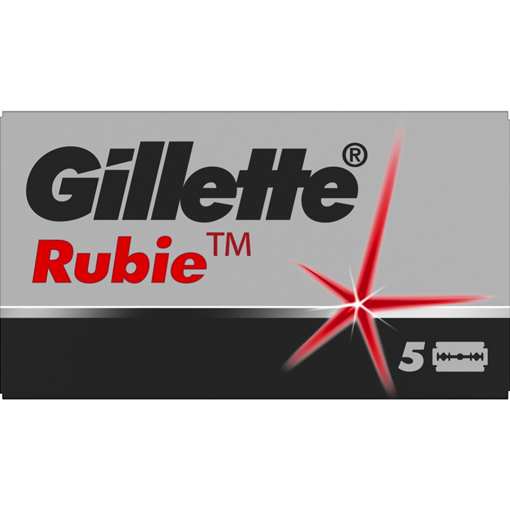 Картинка товара Лезвия для бритв «Gillette» Rubie Platinum plus, 1 шт